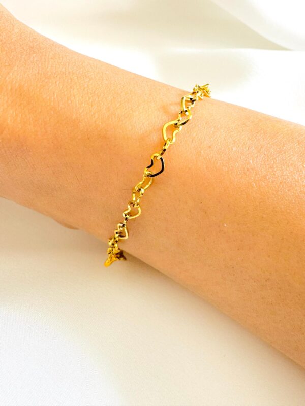 bracelet-dore-coeur